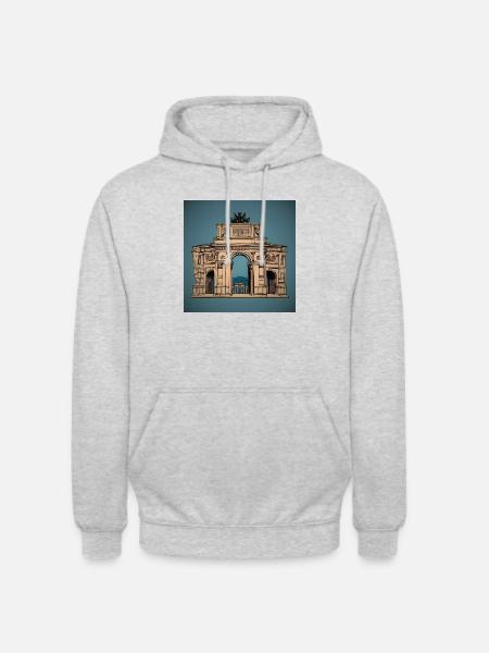 Italian cities - Unisex Hoodie - light heather grey