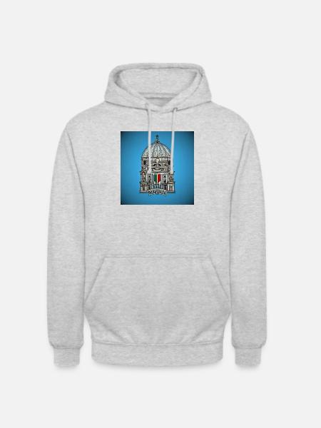 Italian cities - Unisex Hoodie - light heather grey
