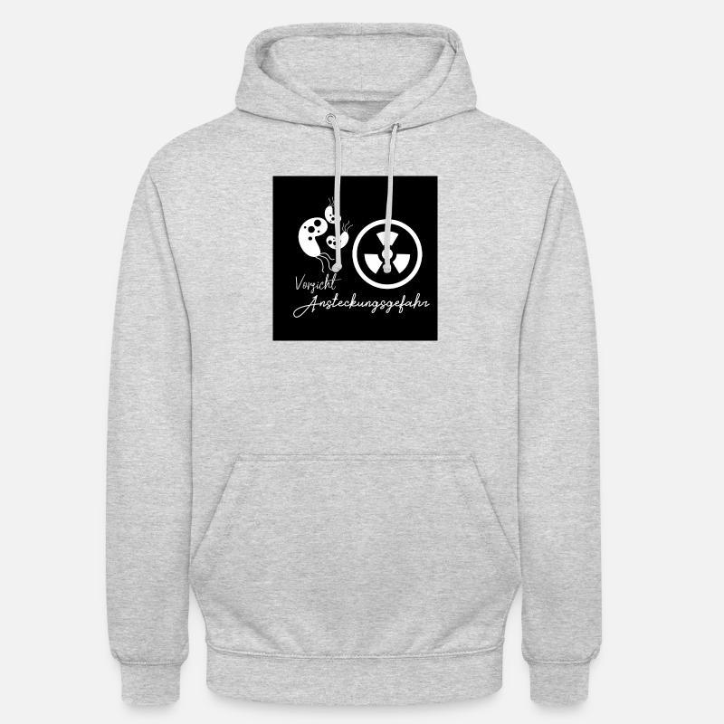 Bon rétablissement - Sweat-shirt à capuche unisexe - gris clair chiné