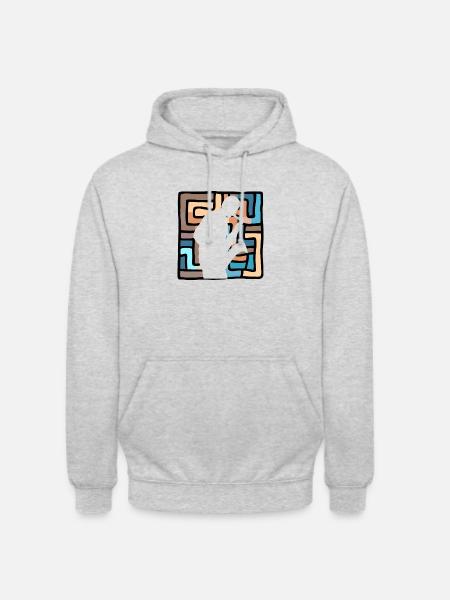 Jazz Saxophonist - Unisex Hoodie - light heather grey