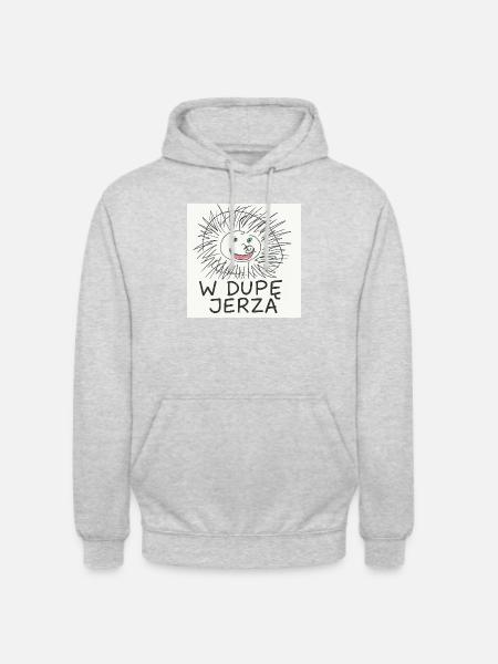 In Jerz's ass - Unisex Hoodie - light heather grey