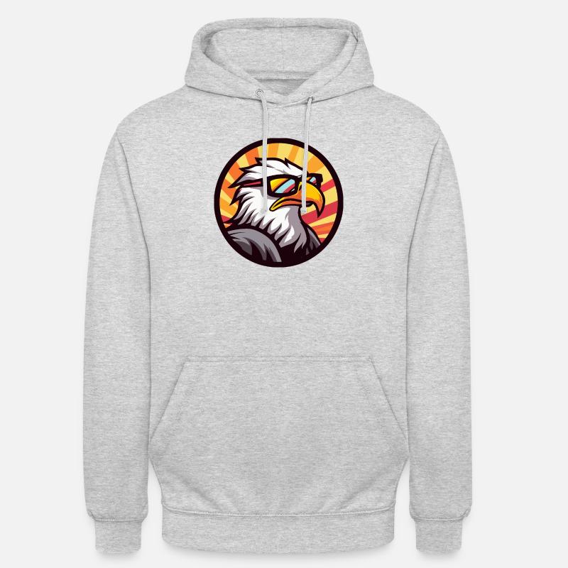 Eagle Comic Cool - Unisex Hoodie - light heather grey