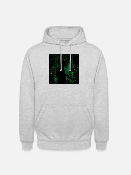Let´s the Heck - Unisex Hoodie - Hellgrau meliert