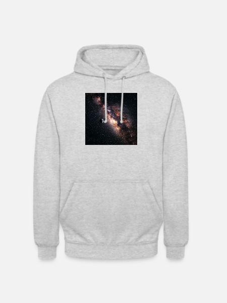 Galaxy Nebulae T-Shirt - Unisex Hoodie - light heather grey