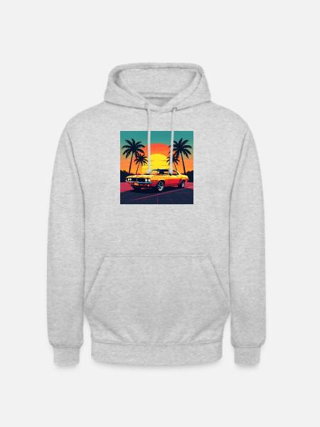 Oldtimer - Unisex Hoodie - Hellgrau meliert