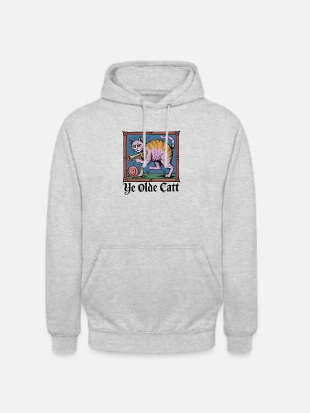 Ye Olde Catt - Unisex Hoodie - light heather grey