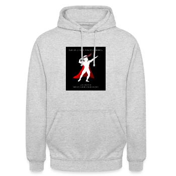 Stark - Unisex Hoodie - Hellgrau meliert - Vorne - Alina (178cm) & Michal (187cm)