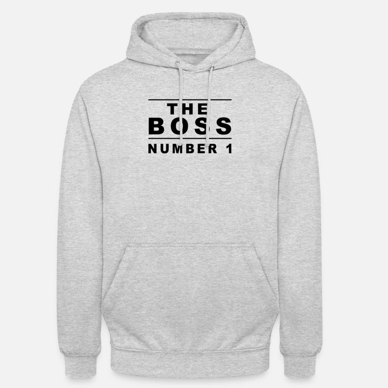 Der Chef Nummer 1 - Unisex Hoodie - Hellgrau meliert