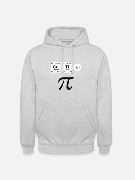Cutie Pi, Nerd - Unisex Hoodie - light heather grey