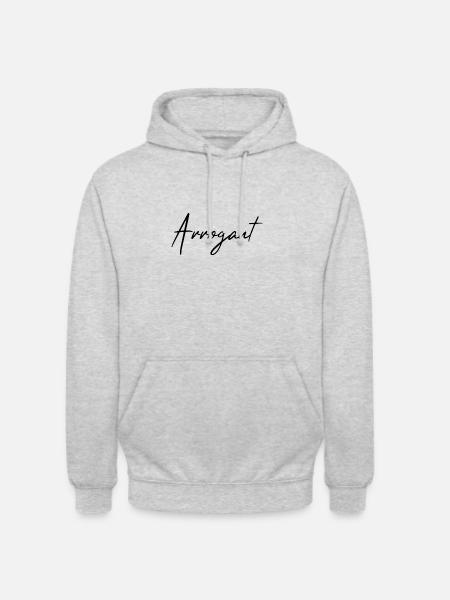Arrogant - Unisex Hoodie - light heather grey