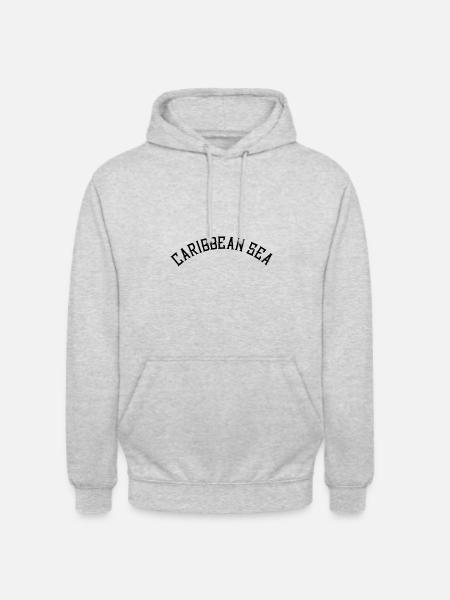 Caribbean Sea - Unisex Hoodie - light heather grey