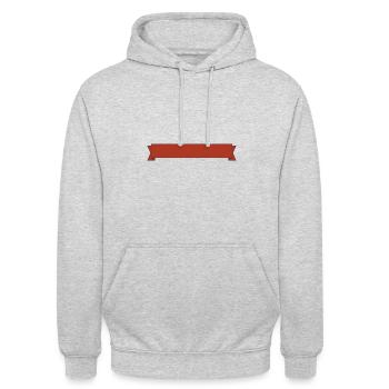 Banner - Unisex Hoodie - light heather grey - Front - Alina (178cm) & Michal (187cm)