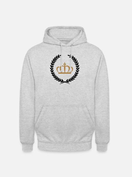 crown - Unisex Hoodie - light heather grey