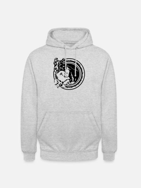 594 Agility - Unisex Hoodie - Hellgrau meliert