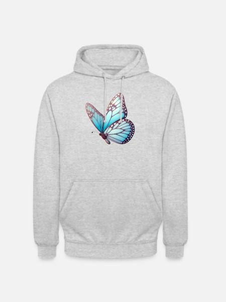 Papillon - Flown Lightness - Unisex Hoodie - light heather grey
