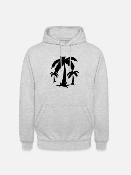 Palm Palms - Unisex Hoodie - light heather grey