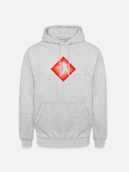 Softball Baseball Pitcher - Unisex Hoodie - light heather grey