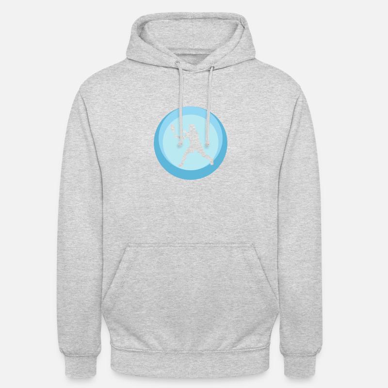 Squash Racket Racket Squash - Unisex Hoodie - light heather grey