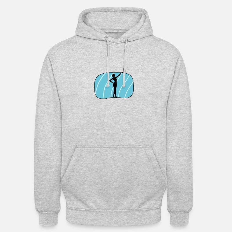 Virevolter Danser Danser - Sweat-shirt à capuche unisexe - gris clair chiné