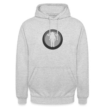 Imker Nektar Honigbiene - Unisex Hoodie - Hellgrau meliert - Vorne - Alina (178cm) & Michal (187cm)