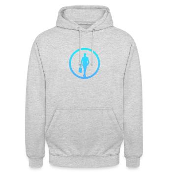 Banking Wall Street Banks - Unisex Hoodie - light heather grey - Front - Alina (178cm) & Michal (187cm)