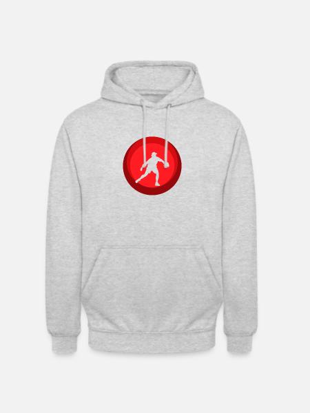 Pickleball Player Pickleball Bat - Unisex Hoodie - light heather grey
