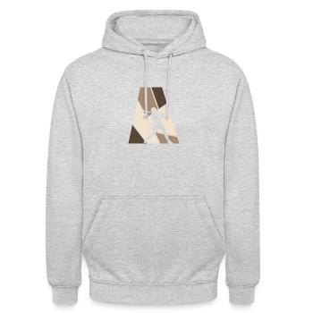 Softball Softball Baseball - Unisex Hoodie - Hellgrau meliert - Vorne - Alina (178cm) & Michal (187cm)
