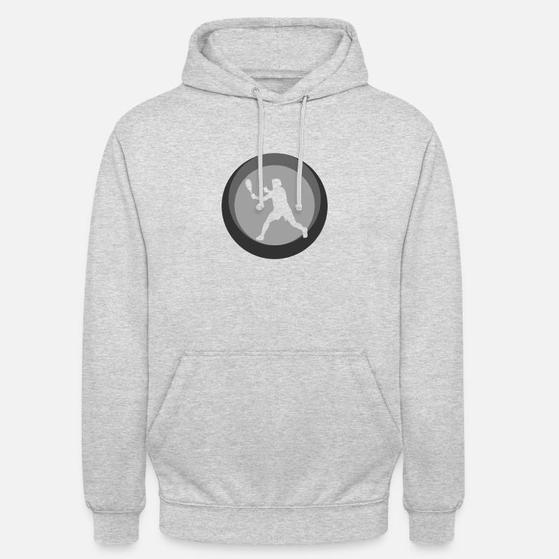 Squash Rackets Squash Squash Rackets - Unisex Hoodie - light heather grey