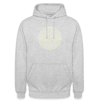 Triple Stroke Drum Rudiment Drummer - Unisex Hoodie - Hellgrau meliert - Vorne - Alina (178cm) & Michal (187cm)