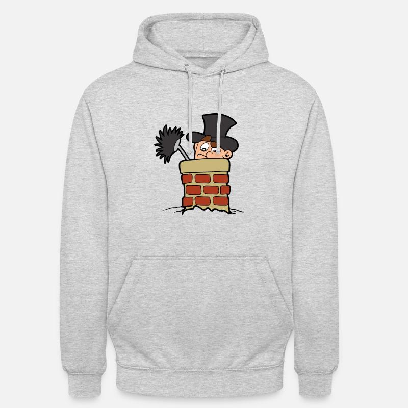 Ramoneurs - Sweat-shirt à capuche unisexe - gris clair chiné