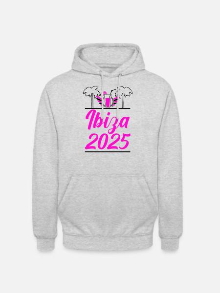 Ibiza 2025 - Unisex Hoodie - light heather grey