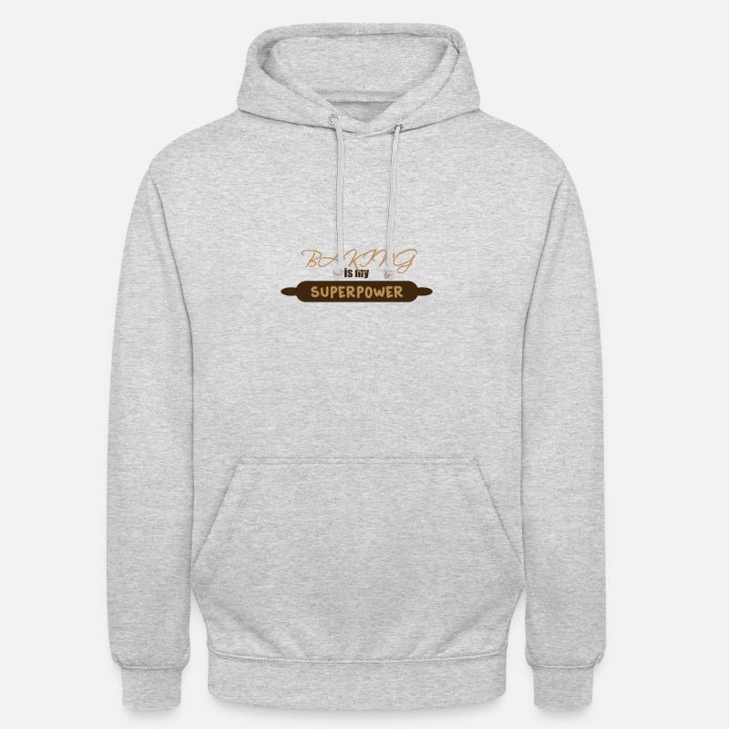 Cuisson - Cuisson - Sweat-shirt à capuche unisexe - gris clair chiné