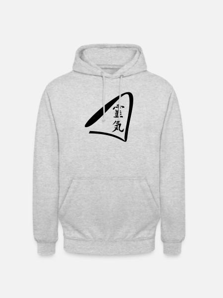 reiki icon - Unisex Hoodie - light heather grey