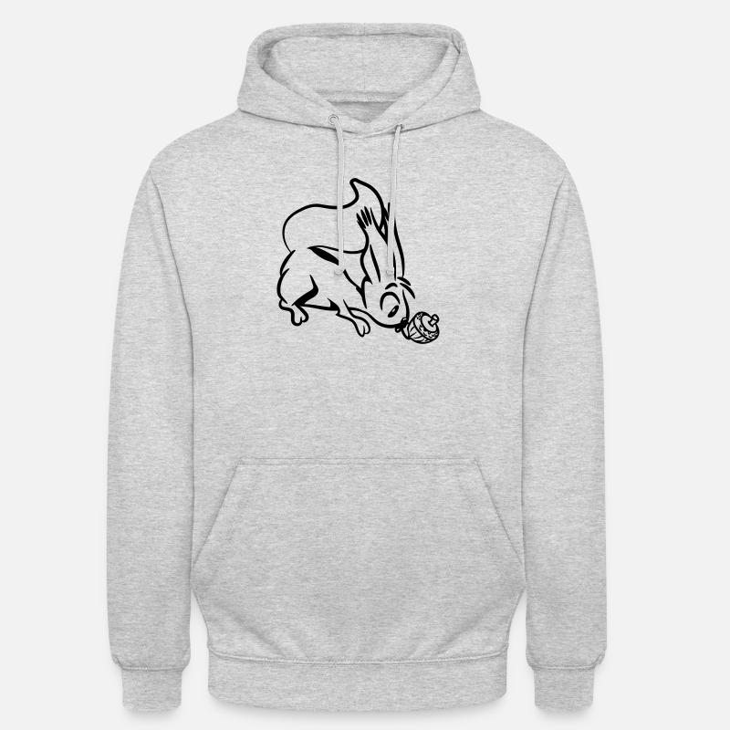 Squirrel cute witty - Unisex Hoodie - light heather grey