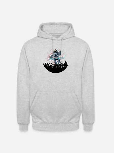 Dj - Unisex Hoodie - light heather grey