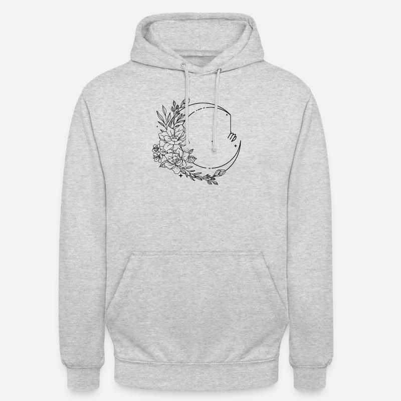 Bitte laden Sie das Designbild hoch - Unisex Hoodie - Hellgrau meliert