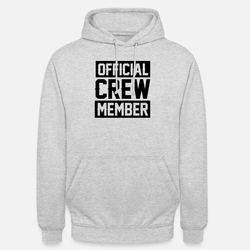 Membre d’équipage - Sweat-shirt à capuche unisexe - gris clair chiné