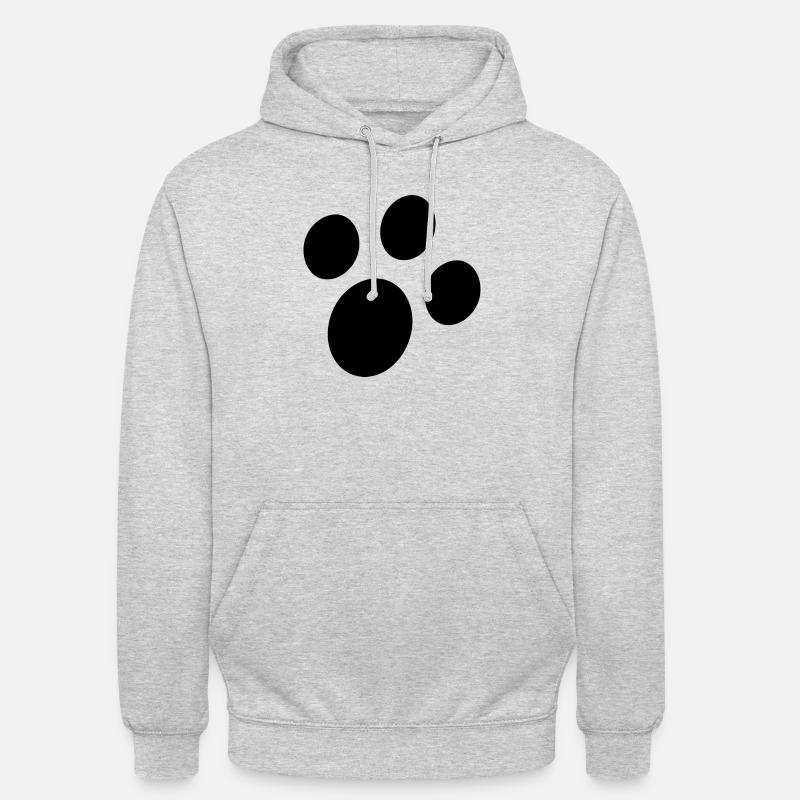 Hund Chien - Sweat-shirt à capuche unisexe - gris clair chiné