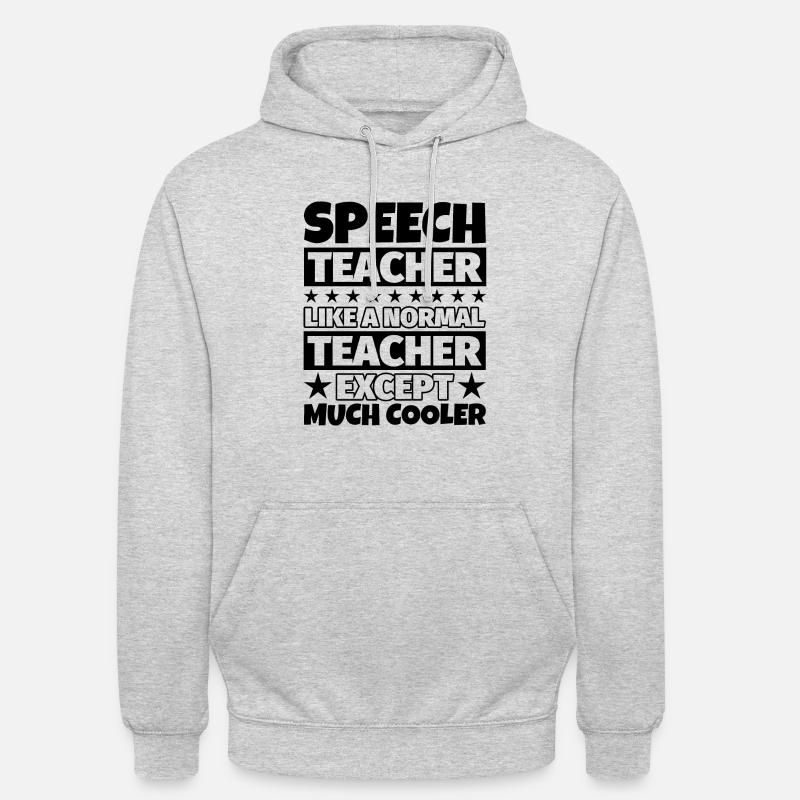 Gift for language teachers - Unisex Hoodie - light heather grey
