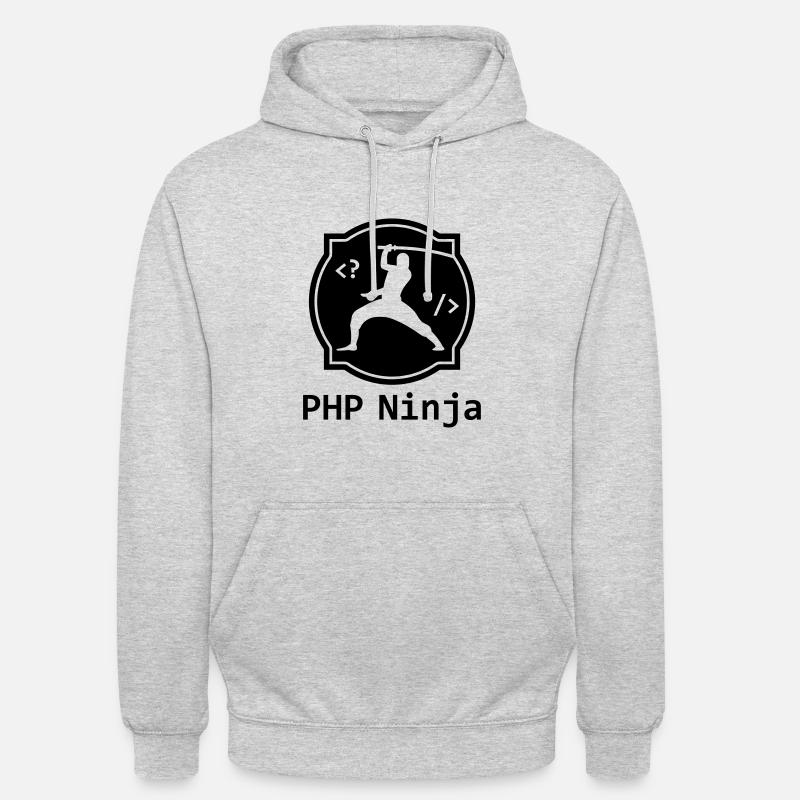 PHP Ninja - PHP Programmierer Coder Nerd Webdesign Unisex Hoodie