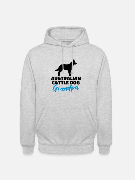 Australian cattle dog - Unisex Hoodie - light heather grey