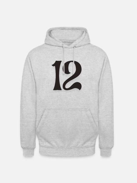 12 - Unisex Hoodie - light heather grey