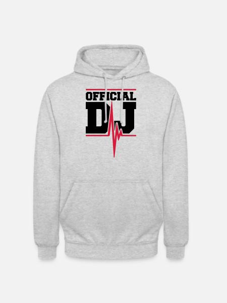 Official DJ Music Pulse - Unisex Hoodie - light heather grey