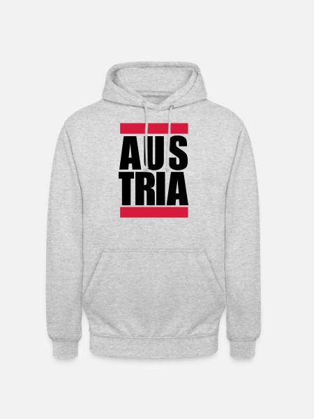 Austria Logo Design - Unisex Hoodie - light heather grey