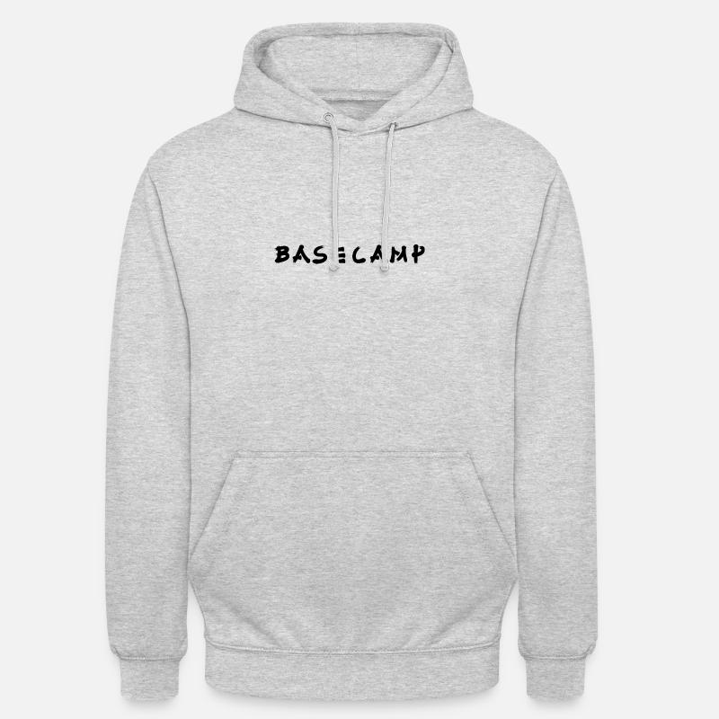 Basecamp - Unisex Hoodie - Hellgrau meliert