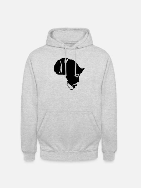 Africa rasta - Unisex Hoodie - light heather grey