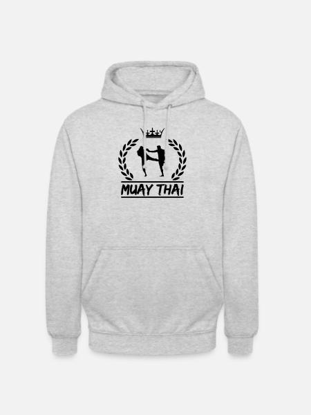Muay Thai - Unisex Hoodie - light heather grey