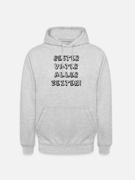 Bester Vater - Unisex Hoodie - Hellgrau meliert