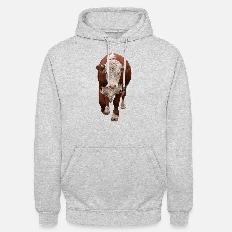 Bull - Unisex Hoodie - light heather grey