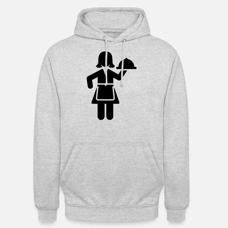 Cuisson cuisine Kitchen - Sweat-shirt à capuche unisexe - gris clair chiné